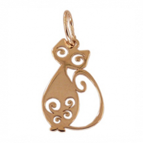 Золотая подвеска Золотые узоры 3-2969 3-2969 фото