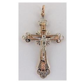 Золотая подвеска Золотые узоры 3-560 3-560 фото