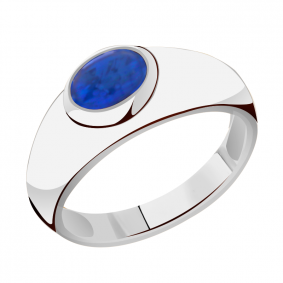 Кольцо из белого золота Александра 3010465сб с сапфиром 3010465сб фото