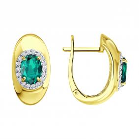 Золотые серьги SOKOLOV 3020764-2 3020764-2 фото