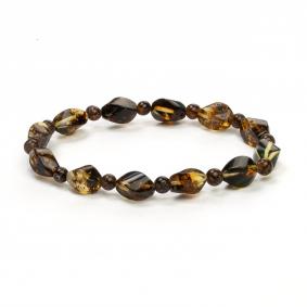 Браслет ИП Шавкунов ИН 3025105555 с янтарём 3025105555 фото