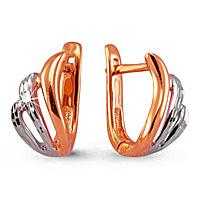 Золотые серьги AQUAMARINE 30261 30261 фото