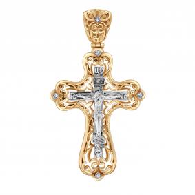 Золотая подвеска Александра 30286сбк с фианитом 30286сбк фото