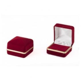 Футляр флокированный с золотой каймой под серьги 303279 303279 фото