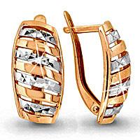 Золотые серьги AQUAMARINE 30627 30627 фото