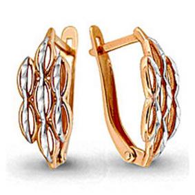 Золотые серьги AQUAMARINE 30647 30647 фото