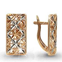 Золотые серьги AQUAMARINE 30766 30766 фото