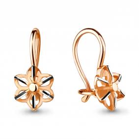 Золотые серьги AQUAMARINE 30895 30895 фото