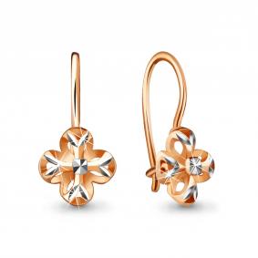 Золотые серьги AQUAMARINE 30896 30896 фото