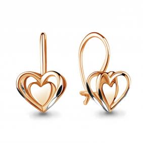 Золотые серьги AQUAMARINE 30904 30904 фото