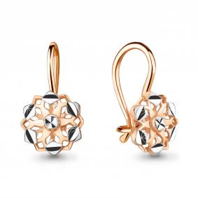 Золотые серьги AQUAMARINE 30908 30908 фото