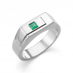 Серебряное кольцо Караваевская ювелирная фабрика 31-0310-s-О с ониксом 31-0310-s-О фото