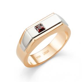 Золотое кольцо Караваевская ювелирная фабрика 31-0311-Г с гранатом 31-0311-Г фото