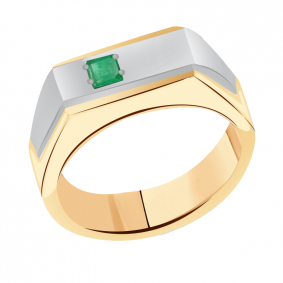 Золотое кольцо Караваевская ювелирная фабрика 31-0311-О с ониксом 31-0311-О фото