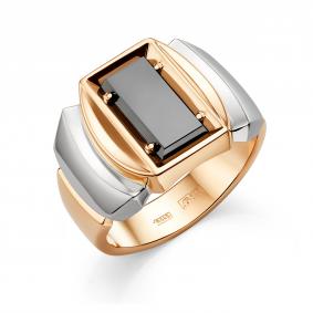 Золотое кольцо Караваевская ювелирная фабрика 31-0315 с ониксом 31-0315 фото