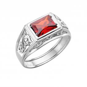 Серебряное кольцо Караваевская ювелирная фабрика 31-0317-s-Р с кварцем 31-0317-s-Р фото