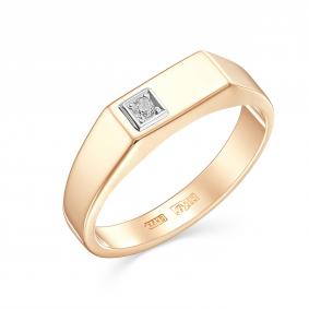 Золотое кольцо Караваевская ювелирная фабрика 31-0324 с бриллиантом 31-0324 фото