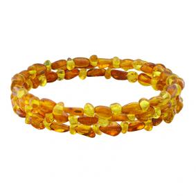 Браслет на металлической струне ИП Шавкунов ИН из янтаря 31121100 31121100 фото
