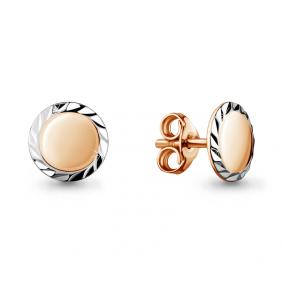 Золотые серьги AQUAMARINE 31140 31140 фото