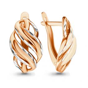 Золотые серьги AQUAMARINE 31171 31171 фото