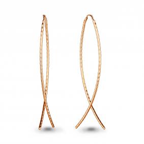 Золотые серьги AQUAMARINE 31174 31174 фото