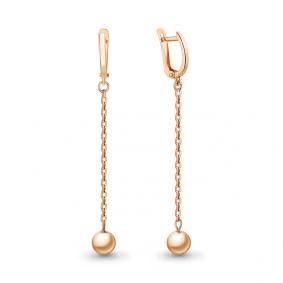 Золотые серьги AQUAMARINE 31394 31394 фото