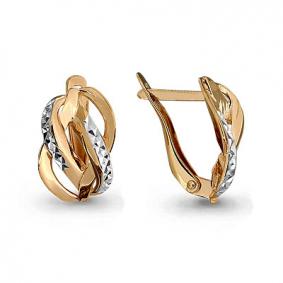 Золотые серьги AQUAMARINE 31570 31570 фото