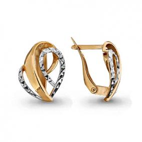 Золотые серьги AQUAMARINE 31578 31578 фото