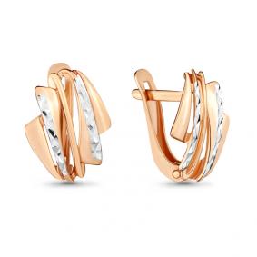 Золотые серьги AQUAMARINE 31593 31593 фото