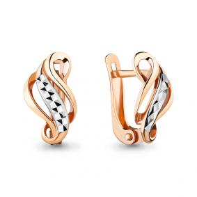 Золотые серьги AQUAMARINE 31640 31640 фото