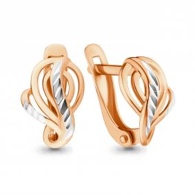 Золотые серьги AQUAMARINE 31645 31645 фото