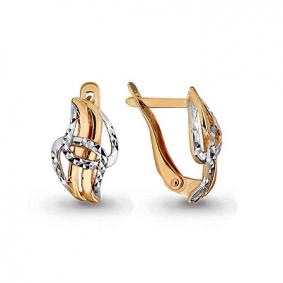 Золотые серьги AQUAMARINE 31662 31662 фото