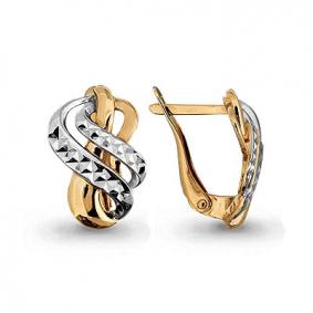 Золотые серьги AQUAMARINE 31664 31664 фото