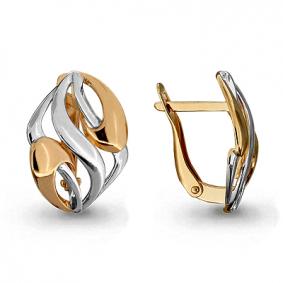 Золотые серьги AQUAMARINE 31680 31680 фото