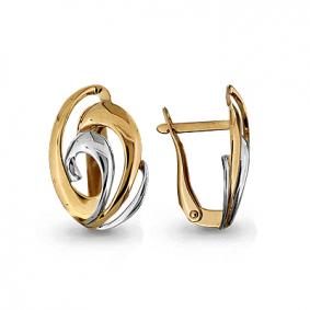 Золотые серьги AQUAMARINE 31687 31687 фото