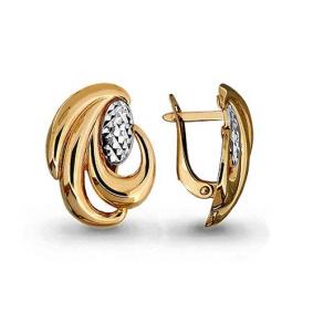 Золотые серьги AQUAMARINE 31743 31743 фото