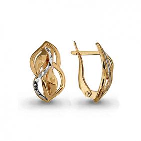 Золотые серьги AQUAMARINE 31752 31752 фото