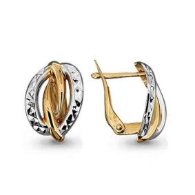 Золотые серьги AQUAMARINE 31769 31769 фото