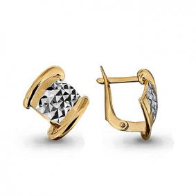 Золотые серьги AQUAMARINE 31780 31780 фото