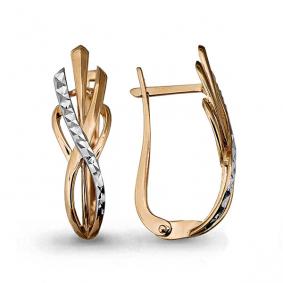 Золотые серьги AQUAMARINE 31838 31838 фото