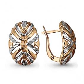 Золотые серьги AQUAMARINE 31870 31870 фото