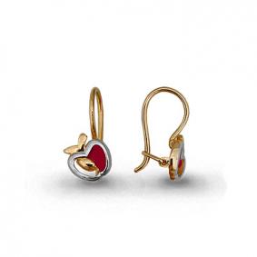 Золотые серьги AQUAMARINE 31903 31903 фото