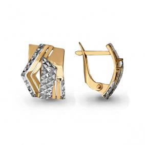 Золотые серьги AQUAMARINE 31979 31979 фото