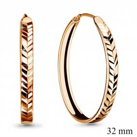 Золотые серьги AQUAMARINE 32082 32082 фото