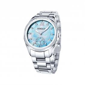 Часы из стали SOKOLOV 324.71.00.001.02.01.2 с фианитом 324.71.00.001.02.01.2 фото
