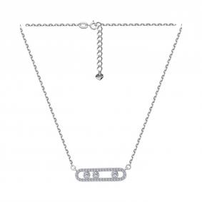Серебряное колье TALANT 33-72-0001-15408 с фианитом 33-72-0001-15408 фото
