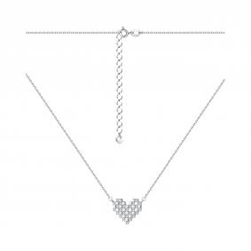 Серебряное колье TALANT 33-72-0001-17856 с фианитом 33-72-0001-17856 фото