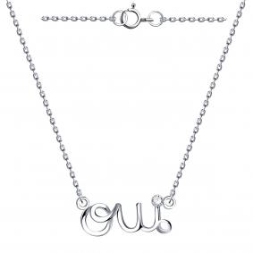 Серебряное колье TALANT 33-72-0001-80491 с фианитом 33-72-0001-80491 фото