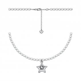 Серебряное колье TALANT 33-72-0010-17158 с жемчугом 33-72-0010-17158 фото