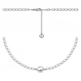 Серебряное колье TALANT 33-72-0010-17163 с жемчугом 33-72-0010-17163 фото